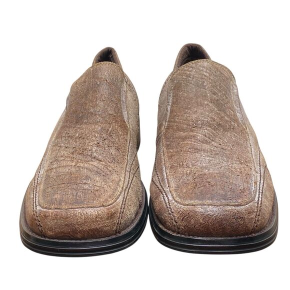 Bed Stu Grunge Slip-On Oxford Loafers‎ Men\'s Size 10 Tan Leather main image 6
